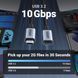 Кабель USB 3.1 Type-C M-F, 1 м, 5A （10Gbps）Чорний, US372 UGREEN (30205) [405393], фото 6