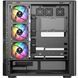 Корпус Modecom VOLCANO AQ500 ARGB MIDI FRONT LCD 6,2&rdquo;, 4x120mm fans BLACK без БЖ ATX (MC-A-AQ500-4FA-B) [405388], фото 4