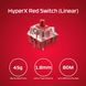 Клавіатура механічна HyperX Alloy Origins 60 61key, Red, USB-A, EN/RU, RGB, чорний (4P5N0AA) [13555], фото 5