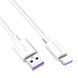 Кабель ColorWay USB - USB Type-C (M/M), 5.0А, 1 м, White (CW-CBUC019-WH) [603707], фото 3