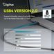 Кабель DIGITUS USB-C > USB-C заряджання/синхронізації, USB4 2.0, 80G, 240W, 16K, силіконовий, 1.5м, чорний (AK-300350-015-S) [114552], фото 8