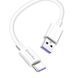 Кабель ColorWay USB - USB Type-C (M/M), 5.0А, 1 м, White (CW-CBUC019-WH) [603707], фото 2