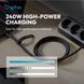 Кабель DIGITUS USB-C > USB-C заряджання/синхронізації, USB4 2.0, 80G, 240W, 16K, силіконовий, 1.5м, чорний (AK-300350-015-S) [114552], фото 4