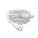 Кабель для зарядки USB-C, USB-C - USB-C 2 м, USB 2.0, 60W, силіконовий, білий DIGITUS by ASSMANN (AK-300341-020-W) [501114], фото 2