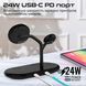 Бездротовий зарядний пристрій Promate Synergy-Pro MagSafe 57W Black (synergy-pro.black) [603395], фото 7