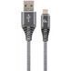 Кабель Cablexpert USB - micro USB (M/M), преміум, 1 м, сірий (CC-USB2B-AMmBM-1M-WB2) [603675], фото 2
