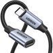 Кабель USB 3.1 Type-C M-F, 1 м, 5A （10Gbps）Чорний, US372 UGREEN (30205) [405393], фото 2