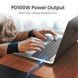 Кабель UGREEN US334 USB-C 2.0 to Angled USB-C M/M Cable Aluminium Shell with Braided 1m (Black) (UGR-70643) [805462], фото 4