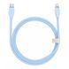 Кабель Baseus Jelly Liquid Silica Gel Fast Charging Data Cable Type-C to iP 20W 2m Blue (CAGD020103) [802553], фото 1