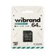 Карта пам'яті microSDXC (UHS-1 U3) Wibrand 64Gb class 10 (adapter SD) (WICDXU3/64GB-A) [805717], фото 2