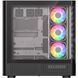 Корпус Modecom VOLCANO AQ500 ARGB MIDI FRONT LCD 6,2&rdquo;, 4x120mm fans BLACK без БЖ ATX (MC-A-AQ500-4FA-B) [405388], фото 5