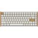 Клавіатура механічна Keychron K2HE 81Key, Gateron Double-Rail Magnetic Nebula, WL/BT/USB-A, QMK, Hot-swap, RGB, дерево,білий (K2H-Q1-UA) [108102], фото 2