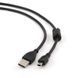 Кабель Cablexpert Premium USB - mini USB V 2.0 (M/M), ферит, 1.8 м, чорний (CCF-USB2-AM5P-6) [611808], фото 1
