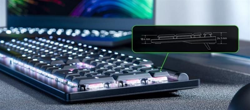 Клавіатура Razer DeathStalker V2 Red Switch Black (RZ03-04500100-R3M1) [610198]