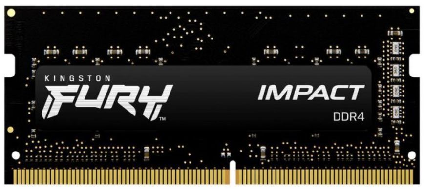 Пам'ять ноутбука Kingston DDR4 16GB 2666 FURY Impact (KF426S15IB1/16) [13757]