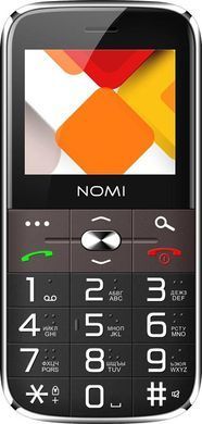 Мобільний телефон Nomi i220 Dual Sim Black (i220 Black) [600297]