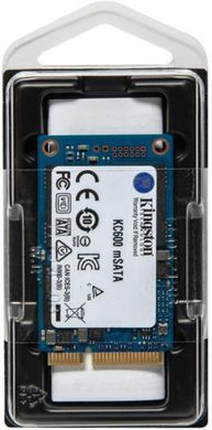 Накопичувач SSD 512GB Kingston KC600 mSATA SATAIII 3D TLC (SKC600MS/512G) [607889]
