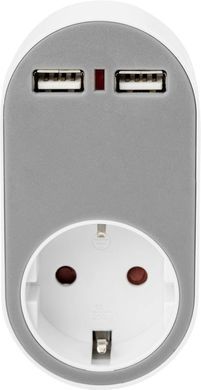 Зарядний пристрій DIGITUS Universal USB + Power Socket (DA-70617) [108369]