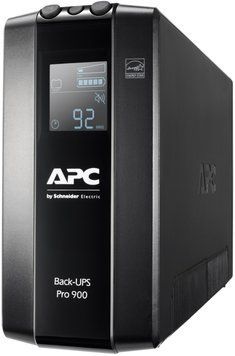 Джерело безперебійного живлення APC Back-UPS Pro 900VA/540W, LCD, RJ45, USB, 6xC13 (BR900MI) [102906]