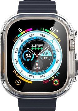 Чохол-накладка Spigen для Apple Watch Ultra (49mm), Ultra Hybrid, Crystal Clear (ACS05459) [108159]