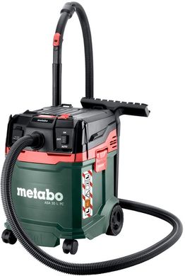 Metabo Пилосос професійний ASA 30 L PC 1200Вт 225мБар бак 30л 10.8кг (602086000)