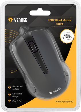 Миша комп'ютерна Yenkee YMS 1015BK Mouse USB Suva Black (45010820) [202939]