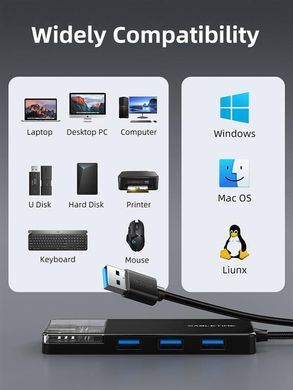 USB-хаб Cabletime 4 ports (CB02B) [605129]