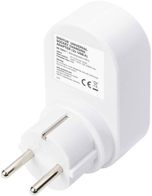 Зарядний пристрій DIGITUS Universal USB + Power Socket (DA-70617) [108369]