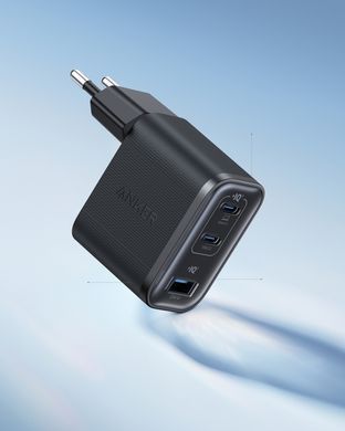 Мережевий зарядний пристрій Anker Charger - 70W, 2xUSB-C PD & 1xUSB-A Black (A121AL11) [203967]