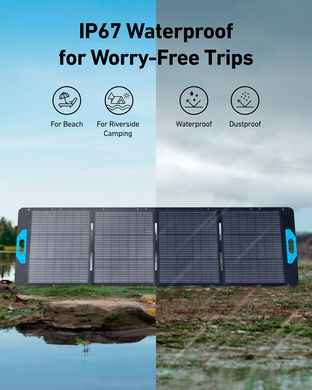 Сонячна панель Anker Solix PS200 Solar Panel - 200W / 48V(4.17A) / MC4 / XT60 (A24360A1) [201040]