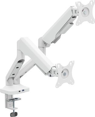 Кріплення настільне для двох моніторів OfficePro 17-35" White (MA452W) [617807]