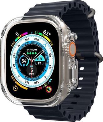 Чохол-накладка Spigen для Apple Watch Ultra (49mm), Ultra Hybrid, Crystal Clear (ACS05459) [108159]