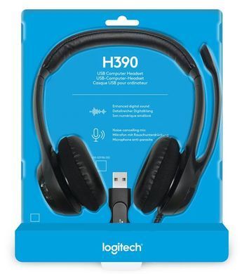 Гарнітура Logitech H390 USB-C, Midnight Black (981-001576) [203563]