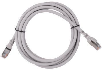 Патч-корд 2E САТ 6, FTP, 3м, 26AWG, RJ45, 7/0.16, Cu, LSZH, сірий (2E-PC6CU-FTP3LSZH-GRY) [109891]