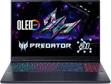 Ноутбук Acer Predator Helios Neo 16S PHN16S-71 16" OLED, Intel U9-275HX, 64GB, F2TB, NVD5070-8, Lin, чорний (NH.QZFEU.001) [110406]