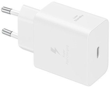 Мережевий зарядний пристрій Samsung 45W Compact Power Adapter (w C to C Cable) White (EP-T4511XWEGEU) [203217]