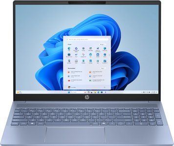 Ноутбук HP OmniBook 5 16-af1006ua 16" WUXGA IPS AG, Intel U5-225U, 16GB, F512GB, UMA, DOS, блакитний (BV5W1EA) [110274]