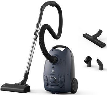 Пилосос Electrolux мішковий, 650Вт, 3л, HEPA13, s-bag, 3 насадки, синій (EB51C2DB) [15692]