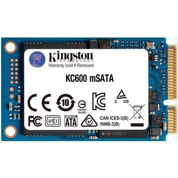 Накопичувач SSD 512GB Kingston KC600 mSATA SATAIII 3D TLC (SKC600MS/512G) [607889]