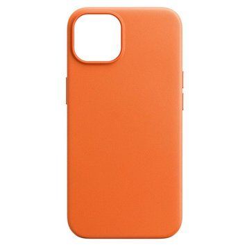 Чохол-накладка Armorstandart Fake Leather для Apple iPhone 14 Golden Brown (ARM64457) [601532]