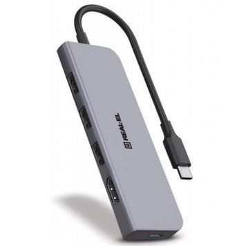 USB-хаб REAL-EL CQ-700 4 ports (EL123110002) [605109]