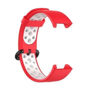 Ремінець BeCover Vents Style для Xiaomi Redmi Smart Band 2 Red-White (709427) [604941]