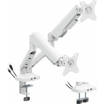 Кріплення настільне для двох моніторів OfficePro 17-35" White (MA452W) [617807]