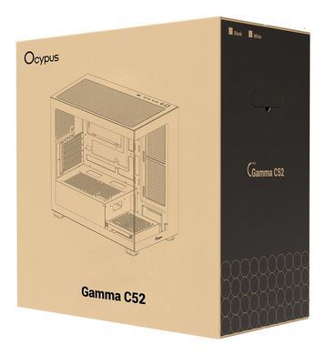 Корпус для комп'ютера MATX W/O PSU GAMMA C52 BK OCYPUS (GAMMA-C52-BKD000XX-GL) [502870]