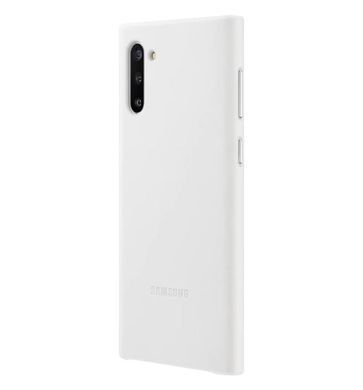 Чохол-накладка Samsung Leather Cover для Samsung Galaxy Note10 SM-N970 White (EF-VN970LWEGRU) [600952]