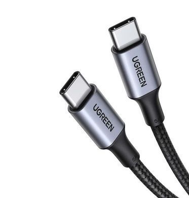 Кабель UGREEN US316 USB-C Cable Aluminum Case with Braided 2m (Black) (UGR-70429) [805463]