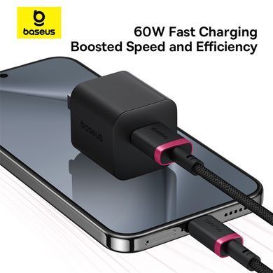Кабель Baseus Dura Series Fast Charging Cable USB to Type-C 60W 1m Red+Black (P10377802U01-01) [804361]