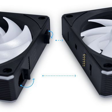 Вентилятор Lian Li Uni Fan CL Wireless 120-1 Reverse Blade Black (G99.12RCL1W1B.00) [616069]