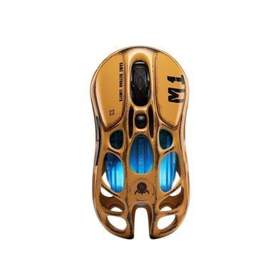 Миша GravaStar Mercury M1 Pro, magnesium alloy body, BT/WL/USB-A, RGB, Battle-Worn Yellow (GSM1PRO_YLW) [114369]