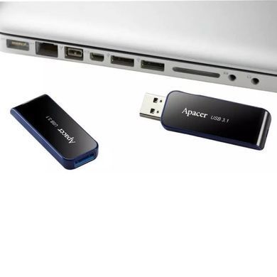 Флеш-накопичувач Apacer USB 3.2 Gen 1 AH356 64GB Black (AP64GAH356B-1) [803079]